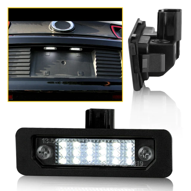 2Pcs For Ford Mustang Focus Flex Fusion Taurus Lincoln MKS MKZ MKX MKT  Mercury Milan Sable LED License Number Plate Light Replac - AliExpress