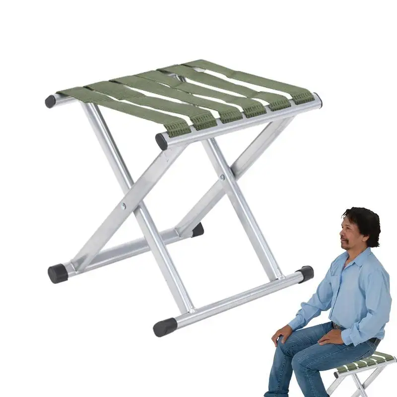 

Camping Folding Stool Portable Telescopic Stool Gardening Seat Barbecue Mountaineering Camp Chair For Long Trips Garden