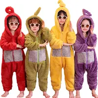 Adults Kids Onesies Soft Long Sleeves Pajamas Dipsy Tinky Winky Po Lala Costumes Home Clothes Women Unisex Homewear Jumpsuit - Image 6