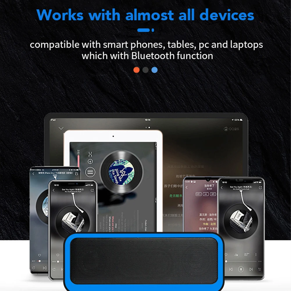 

Новая беспроводная уличная Bluetooth-Колонка TWS, HD сабвуфер, английская мини-аудиоколонка, Bluetooth-динамик с поддержкой TF USB диска FM AUX