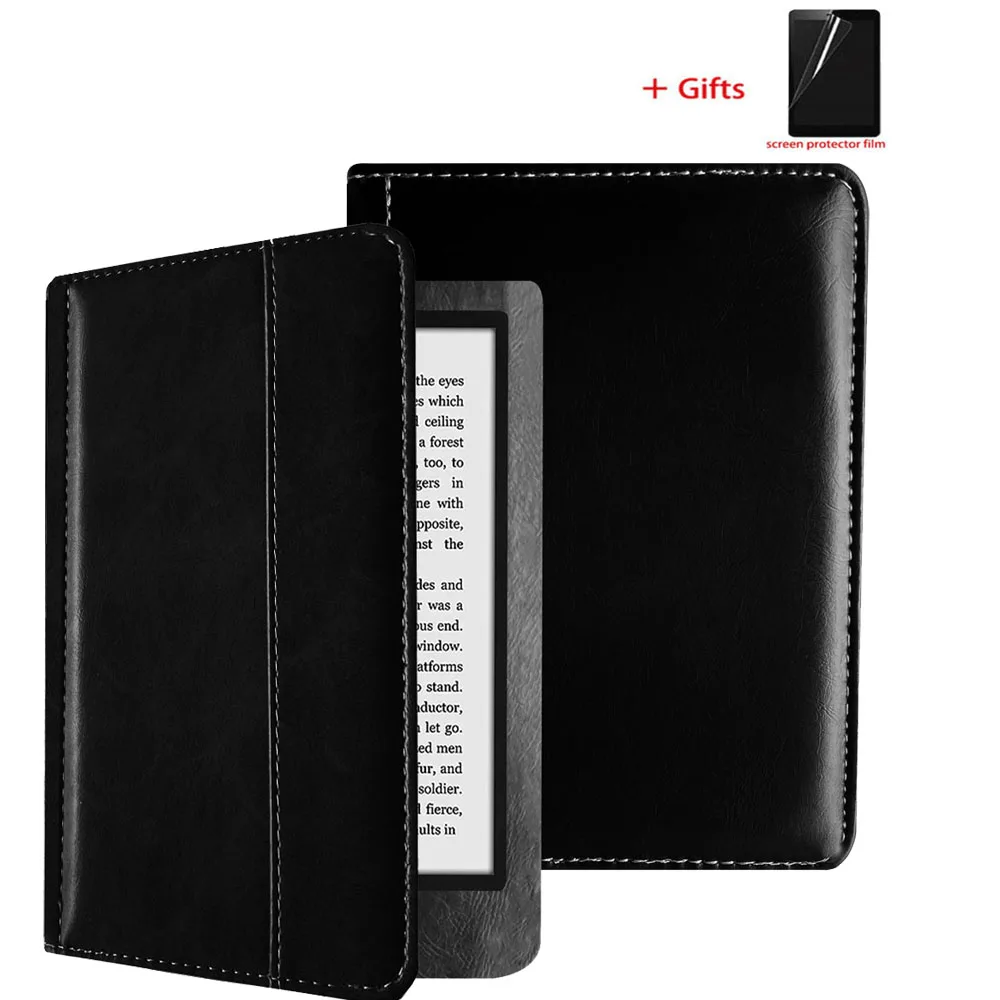 Folio Case para Kobo Glo hd Ebook Reader Capa de Couro Modelo N437 Case Protetor com Fecho de Ímã Filme Tela Presente do Sono Automático