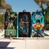 Anime Cool Boy O-One Piece Roronoa Zoro Anime Beach Swimming Towel Soft Absorbent Washcloth Children's Gifts Travel Camping Gym 1