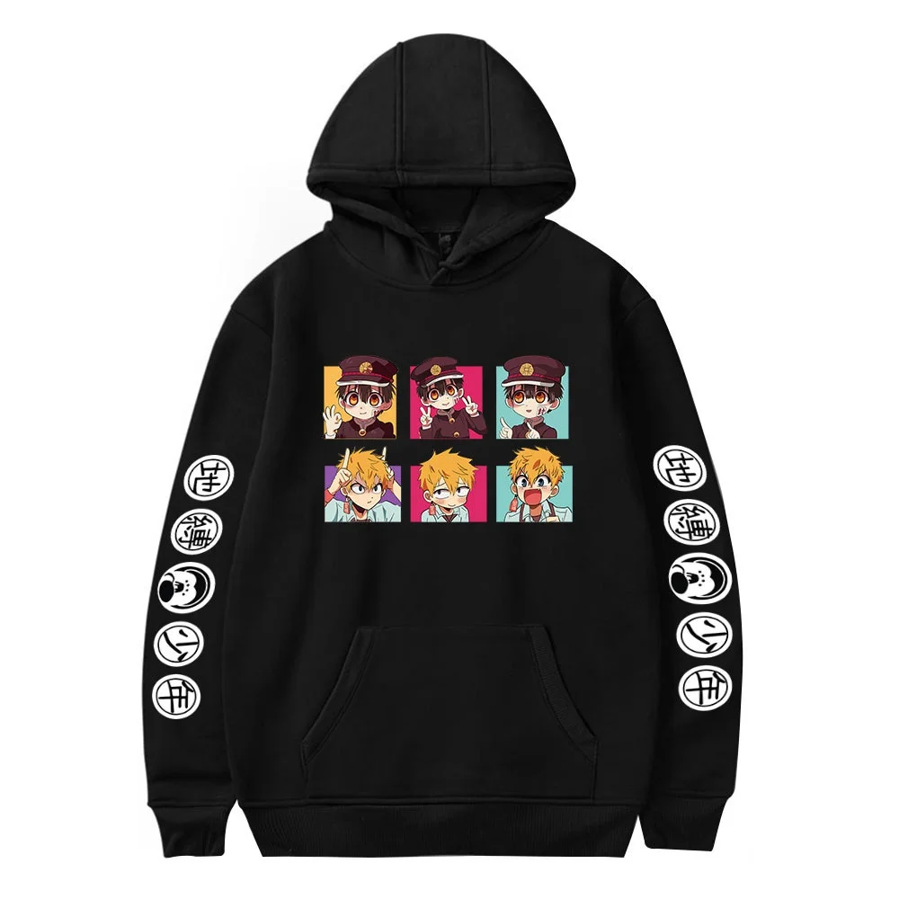 

HOT Anime Fashion Toilet-bound Hanako-kun Printed HOODIES Casual Hoodie Men Women Cotton Pullover Sweatshirts