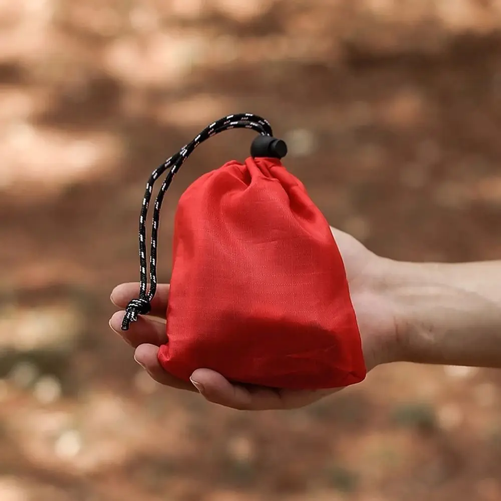 Tasca con coulisse per esterni Tasca per attrezzi da esterno Tasca con coulisse Borsa per articoli vari Borsa per riporre oggetti da campeggio - immagine 4