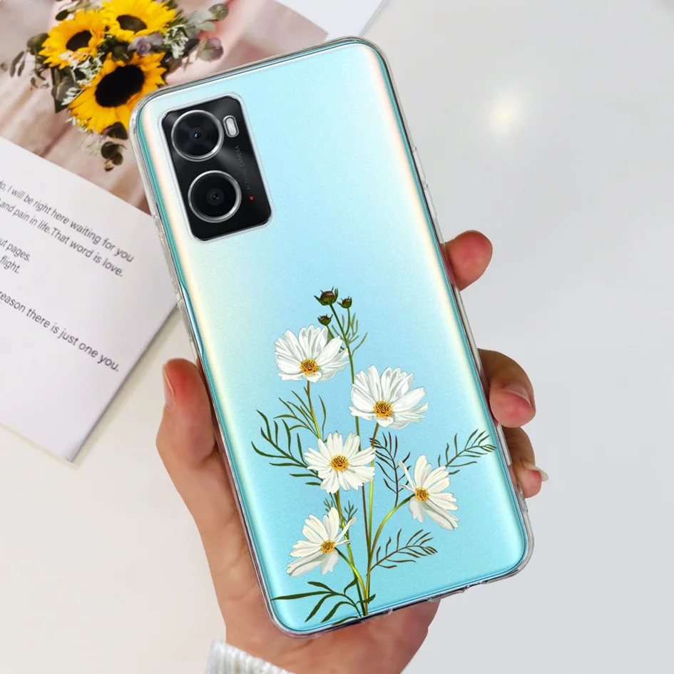 Luxury Marble Flower Soft Silicone Phone Back Cover Bumper Case