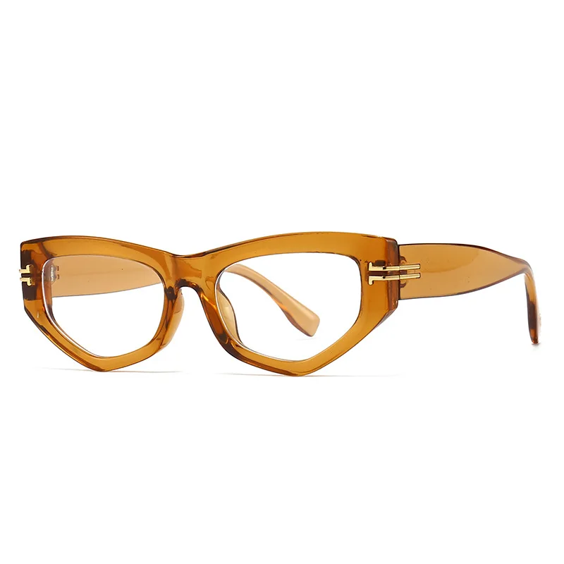 Vintage Irregular Cat Eye Women's Reading Glasses Luxury Designer Prescription Eyeglasses Frames Anti Blue Light Optical Glasses 5