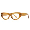 Vintage Irregular Cat Eye Women's Reading Glasses Luxury Designer Prescription Eyeglasses Frames Anti Blue Light Optical Glasses 5