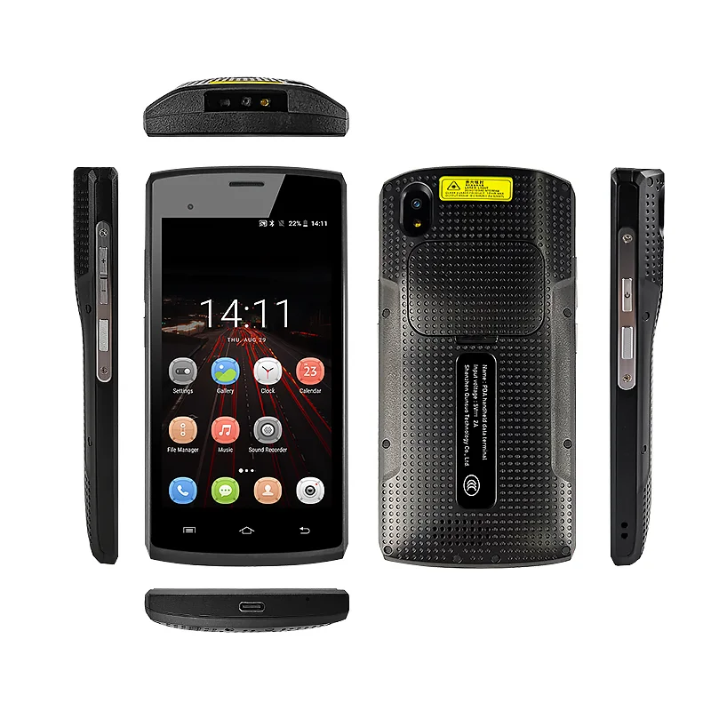 PDA Android Scanner Warehouse Inventory Data Collector Handheld Terminal 3GB RAM 16GB ROM Memory Honeywell 2D Barcode Scanner barcode scanner