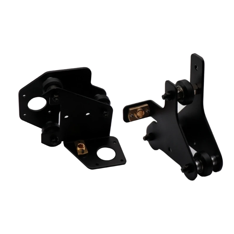 

T8WC X-axis Left And Right Motor Mount Plate Metal Bracket With Pulley for Cr10 3D Printer Parts Zxis 2040 V Slot