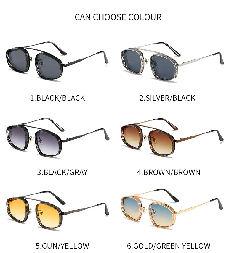 Steampunk Punk Sunglasses For Men Fashion Glasses Retro Shades Vintage Oculos De Sol Masculino Lunette De Soleil Homme_voghion.com