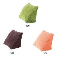 Triangular Backrest Pillow Corduroy Wedge Soft Reading Pillow Candy Color Positioning Support Cushion Office Home Sofa Decor 3