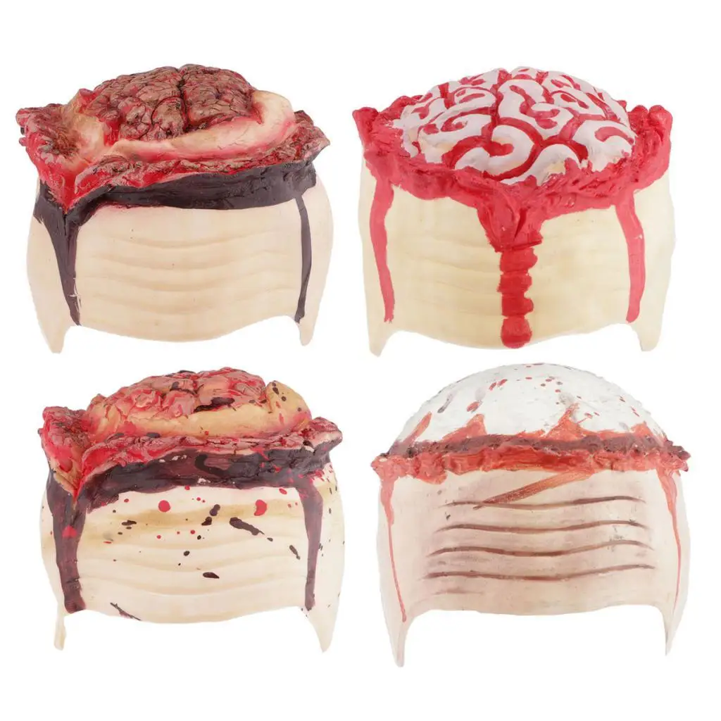 Halloween Accessories-Zombie Bloody Brain Cap for Halloween Parties Head Costume Decorations