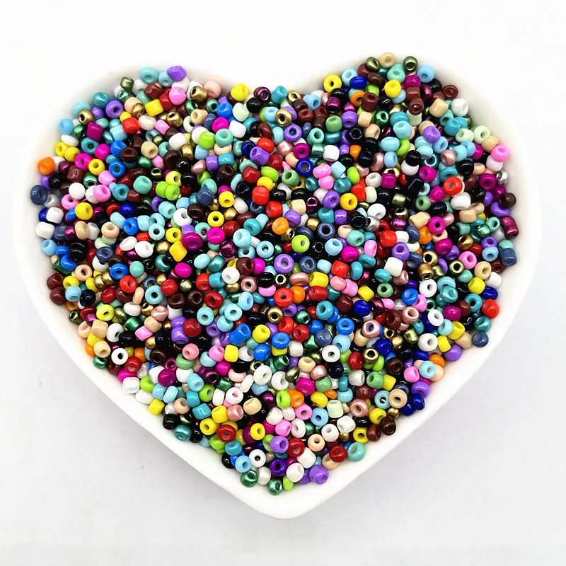 15g 2mm 3mm 4mm Effect of The Lacquer That Bake Charm Czech Glass Seed Beads DIY Bracelet Beads for Jewelry Making Accessories 