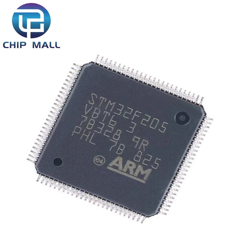 

STM32F205VBT6 32-bit Microcontroller Chip IC QFP-100 New Original Spot
