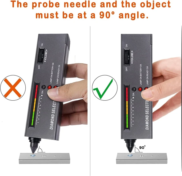 Professional Diamond Tester Pen High Accuracy Diamond Selector Detector  Jewelry Testing Tool with Case for Novice Expert - AliExpress