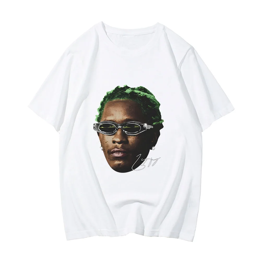 

Young Thugg Men T-shirt Anime Funny Character Printed Tops 100% Cotton Tee-shirt Short Sleeve Casual O-neck Tshirt Tees Unisex
