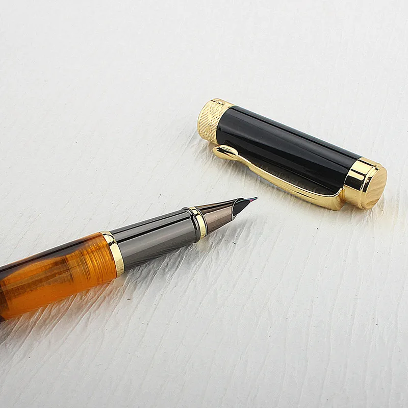 ライトな変装ペン　海外版 Lanbitou-金属と樹脂の万年筆、曲がったペンの書き込み