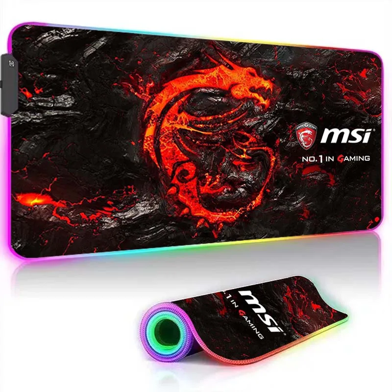 Msi 콺 е Xxl ũ RGB ӿ Ʈ,  Ʈ ׼, Ű ̸ ī, ǻ 콺 е, ִϸ̼ PC ĳ, ӵ 콺