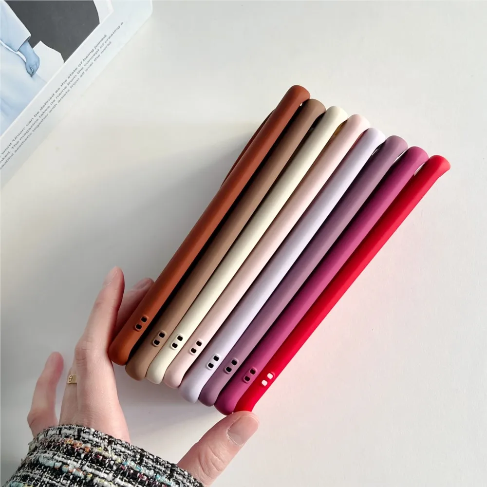 Candy Color Magnetic Liquid Silicone Case Cover