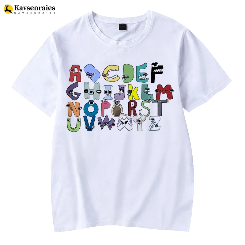 Latter T Cute Shark Alphabet Lore Unisex T-Shirt - Teeruto