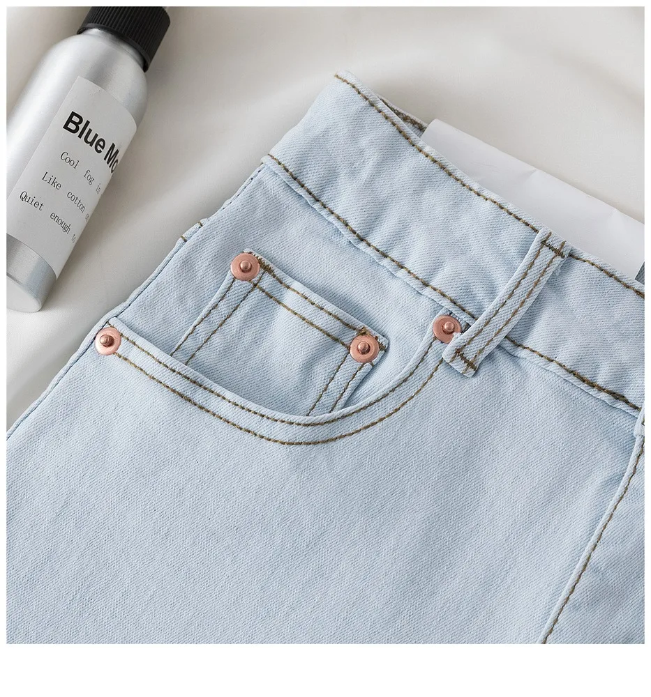 Four Color Summer Elastic High Waist Denim Shorts Women Casual Skinny Ladies Streetwear With Hip Lift Hot Pants Sexy Y2K XS-2XL