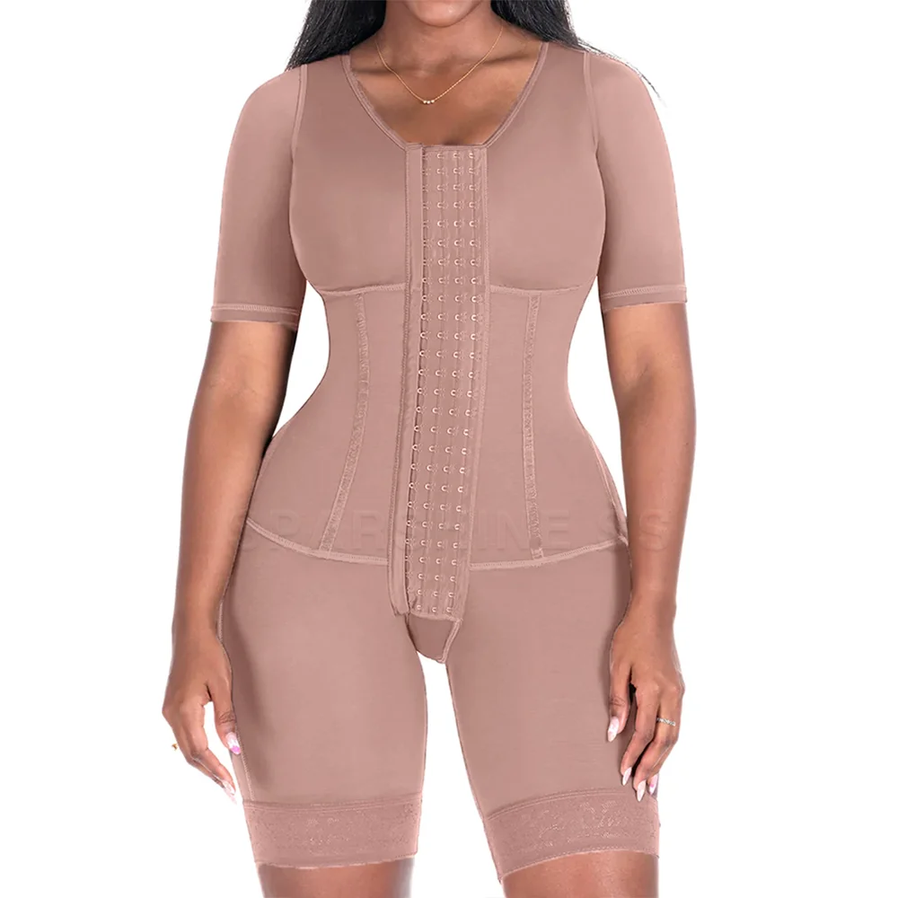 Waist Trainer Women Body Shaper Sexy Bodysuit Women Fajas Bodyshaper Corset Femme Slimming Underwear Shaping High Compression Full Body Shapewear for Sexy Smooth Silhouette