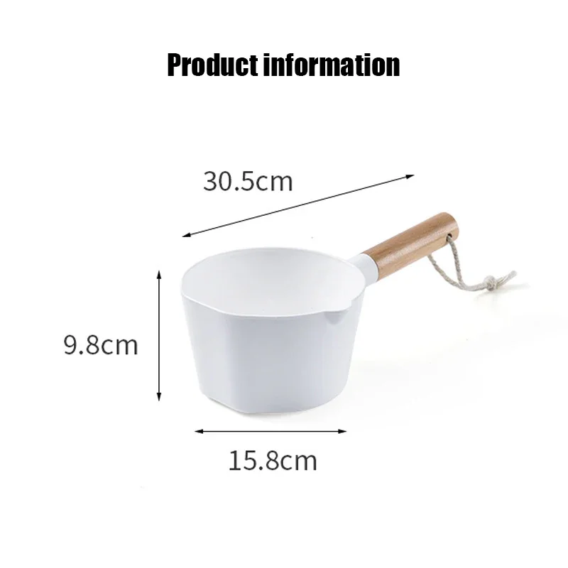 Long Handle Water Scoop Household Durable Thick Plastic Water Scoop Can Hang Bathroom Kitchen Gadget Supplies Cleaning Tool
