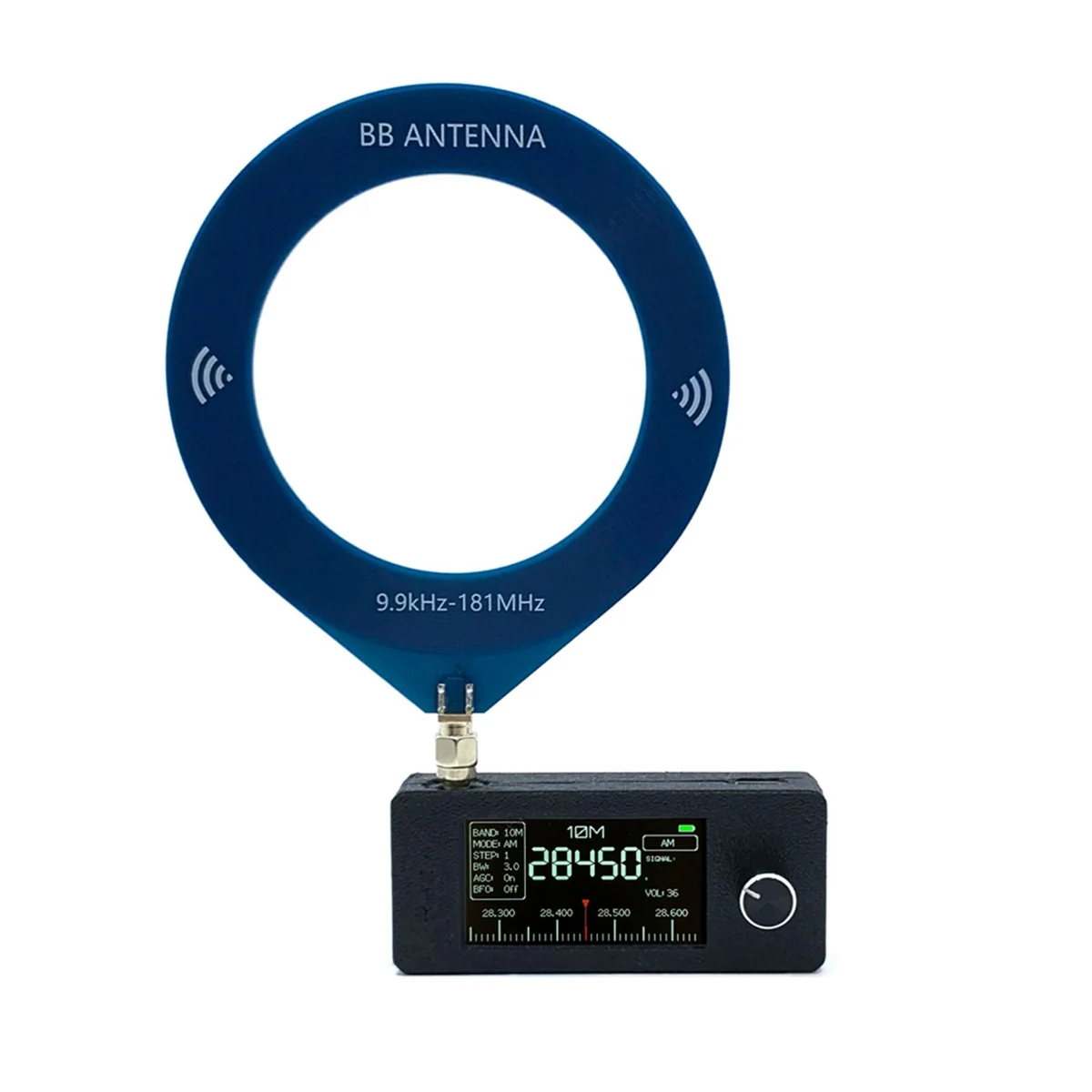 9.9khz-181mhz SMA Interface Mini Loop Antenna Pocket Size SI4732 Radio Receiver Mini Radio fm transmitter