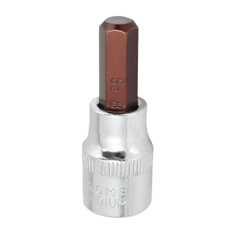 3/8 Vierkantantrieb Steckschlüssel Sechskantschraubendreher Bits H3-10 Chrom-Vanadium-Stahl Sechskant-Ratschenschlüssel für elektrische Schraubenschlüssel – Detail 12