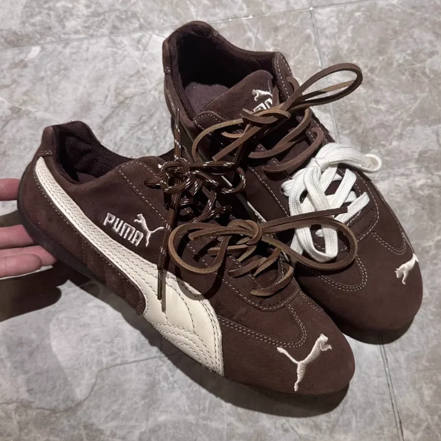 Bunte diagonale Punkte, runde Seil-Schnürsenkel, grobe Webart, Polyester, Schnürsenkel, Damen, Herren, Herbst, Winter, Sport, Freizeit-Sneaker-Schuh – Detail 5