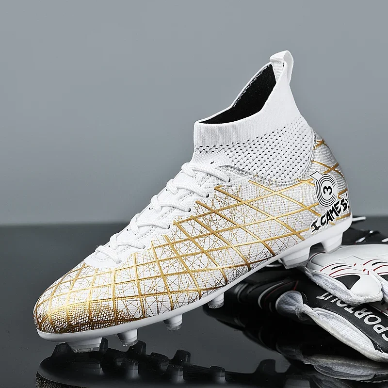 Herr Fotboll Barn Långa Spikes Sports Society Stövlar Flerfärgad Träningsmatch Sneakers Klossar Fotbollsskor_voghion.com