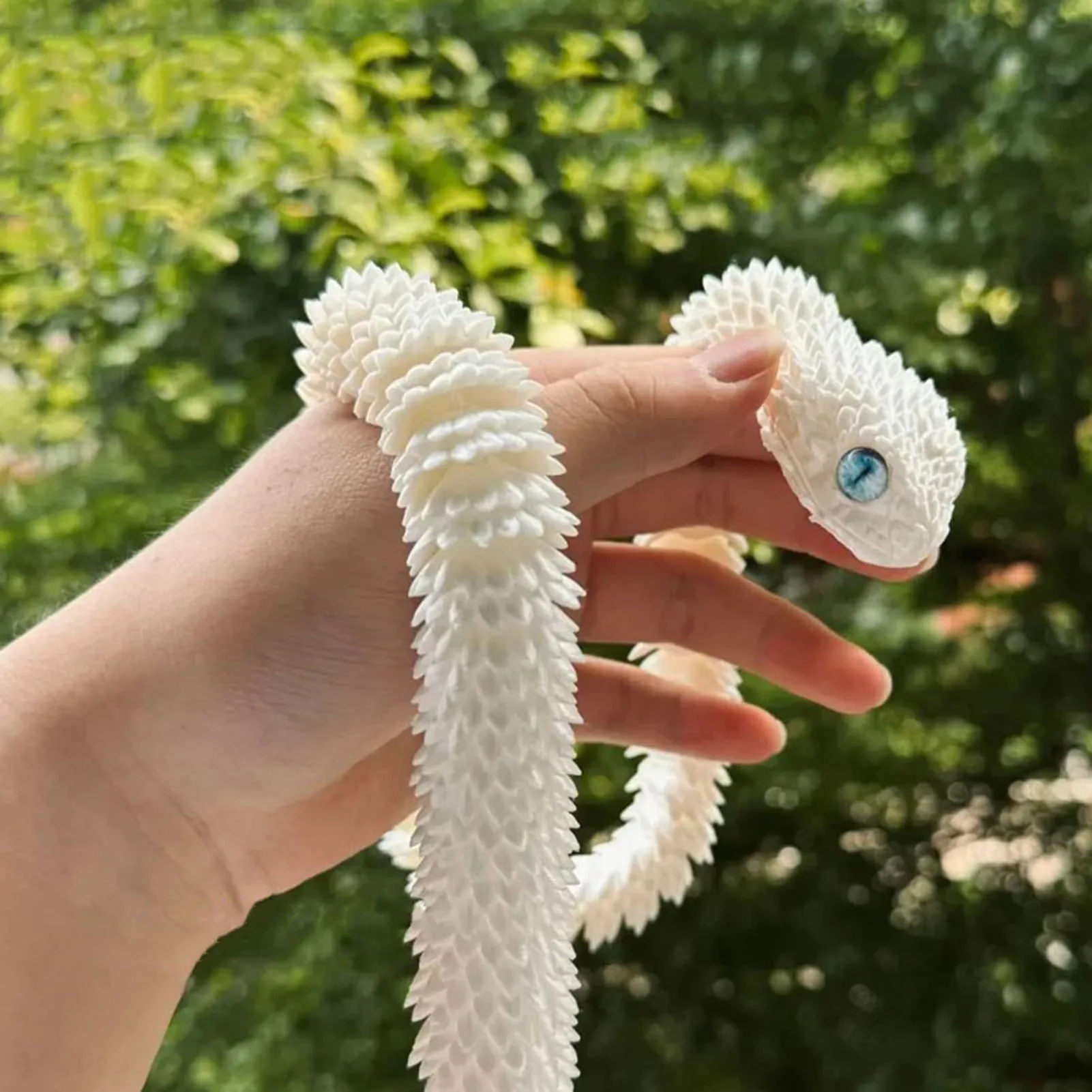 3D Printed Snake Movable Joint Fidget Toy Figurine Simulation Snake Office Desktop Ornament New Year Gifts Crafts Gift fidget toys 3d printed toy simulation snake figurine