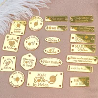 Étiquettes Attro Personnalisées pour Vêtements Faites à la Main, en Acrylique Gravé, Sacs de Bricolage, Accessoires de Couture, 50 Pièces 1