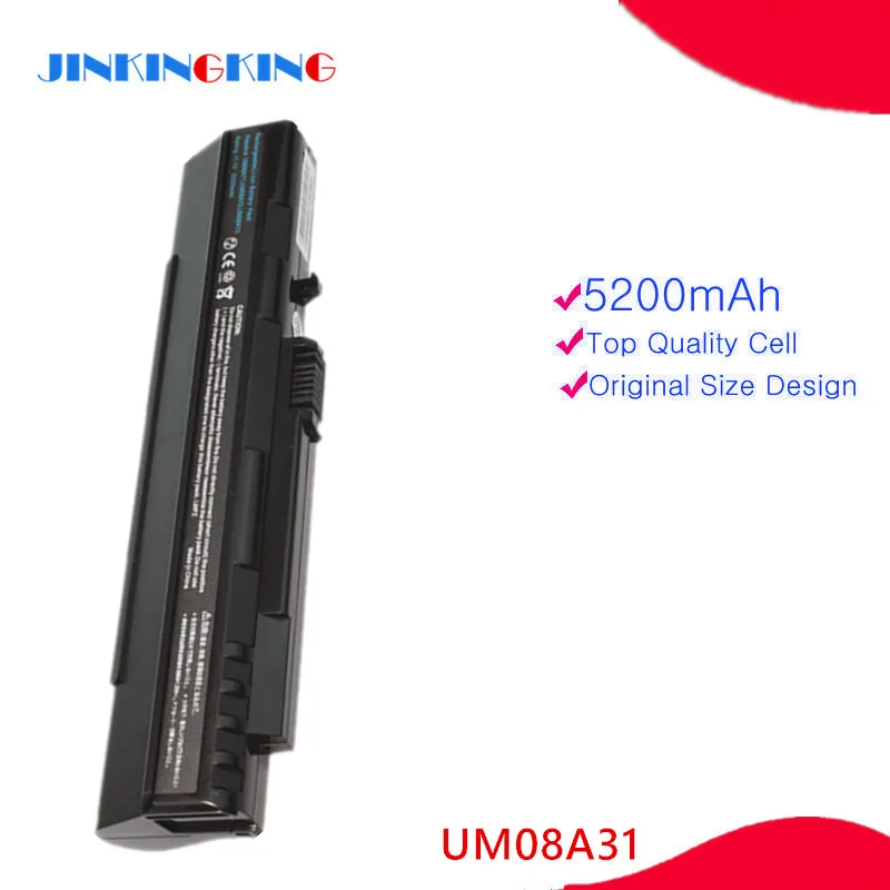 Um08A31 Um08A72 Um08A73 Um08A74 Batteria Per Laptop Per Acer Aspire One Kav10 Kav60 Zg5 D150 Aoa150 Um08A51 Um08A71