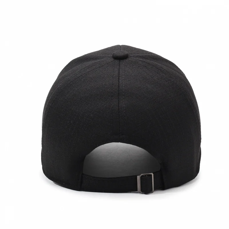 Hot Sale Lion Metal Label Baseball Cap For Men High Quality Solid Color Outdoor Sports Fishing Cap Leisure Hat Cap ﻿