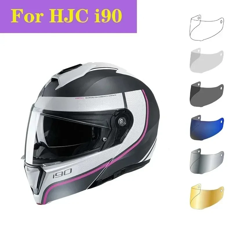 Motorfiets Helmvizier, I90-vizier for HJC HJ33 I90-helmschild Uv-bescherming Capacetes Visera Winddicht Cascos Windscherm Moto Helmen Onderdelen (zwart - alleen for gebruik overdag)(Clear-day and Nigh Motorfiets Helmvizier, I90-vizier for HJC HJ33 I90-helmschild Uv-bescherming Capacetes Visera Winddicht Cascos Windscherm Moto Helmen Onderdelen (zwart - alleen for gebruik overdag)(Clear-day and Nigh