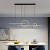 Smart LED Pendant Light Restaurant Hanging Lamp Remote Control Adjustable Color Temperature Brightness Living Room Home Lights 4