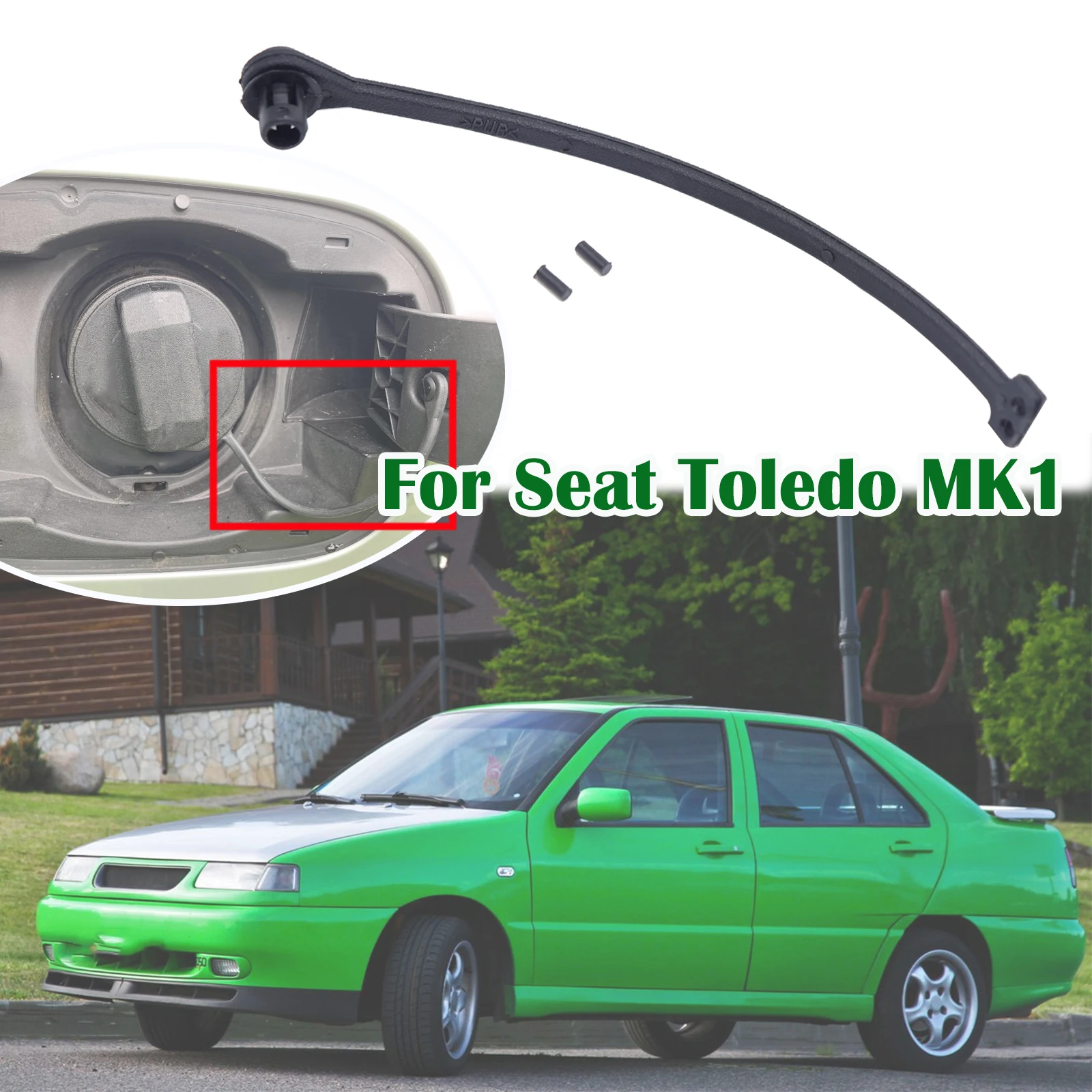 

For Seat Toledo MK1 MK2 1M 1L Fuel Oil Tank Cover Plug Petrol Diesel Cap Lid Gas Filler Support Retaining Strap Cord Rope Tether