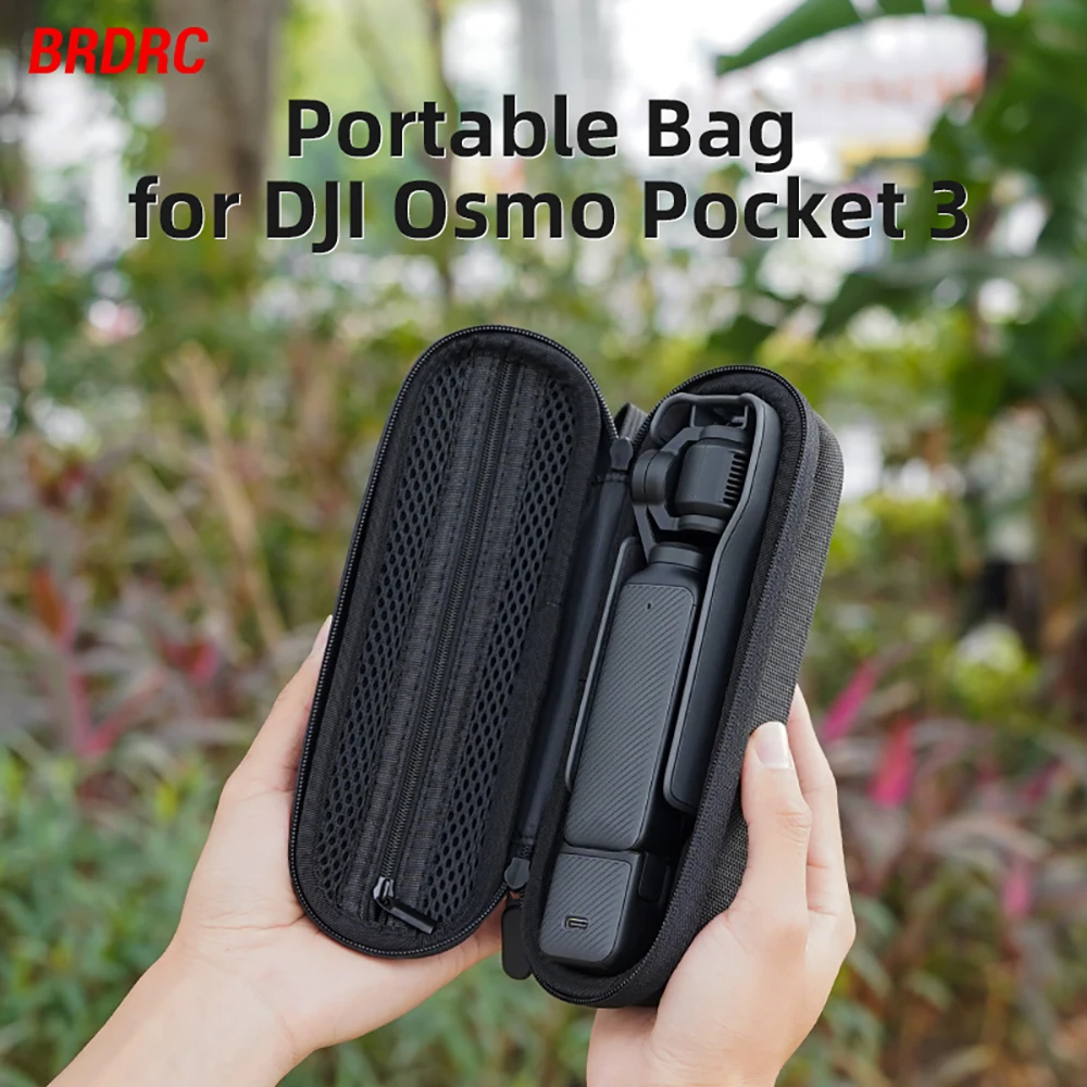 Description Picture 2 of itemBRDRC Carrying Bag Case For DJI Osmo Pocket 3 Protective Travel Nylon Storage Box Handheld Gimbal Stabilizer Camera Accessories
