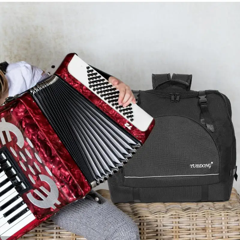 Description Picture 2 of itemAccordion Backpack Gig Bag Musical Instrument Storage Holder Adjustable Accessories Straps