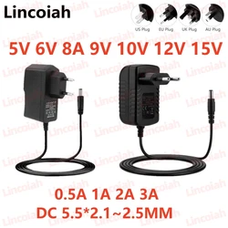 Universal Multi-Voltage Power Adapter Charger for LED Light Strips (EU/US) (US Plug)