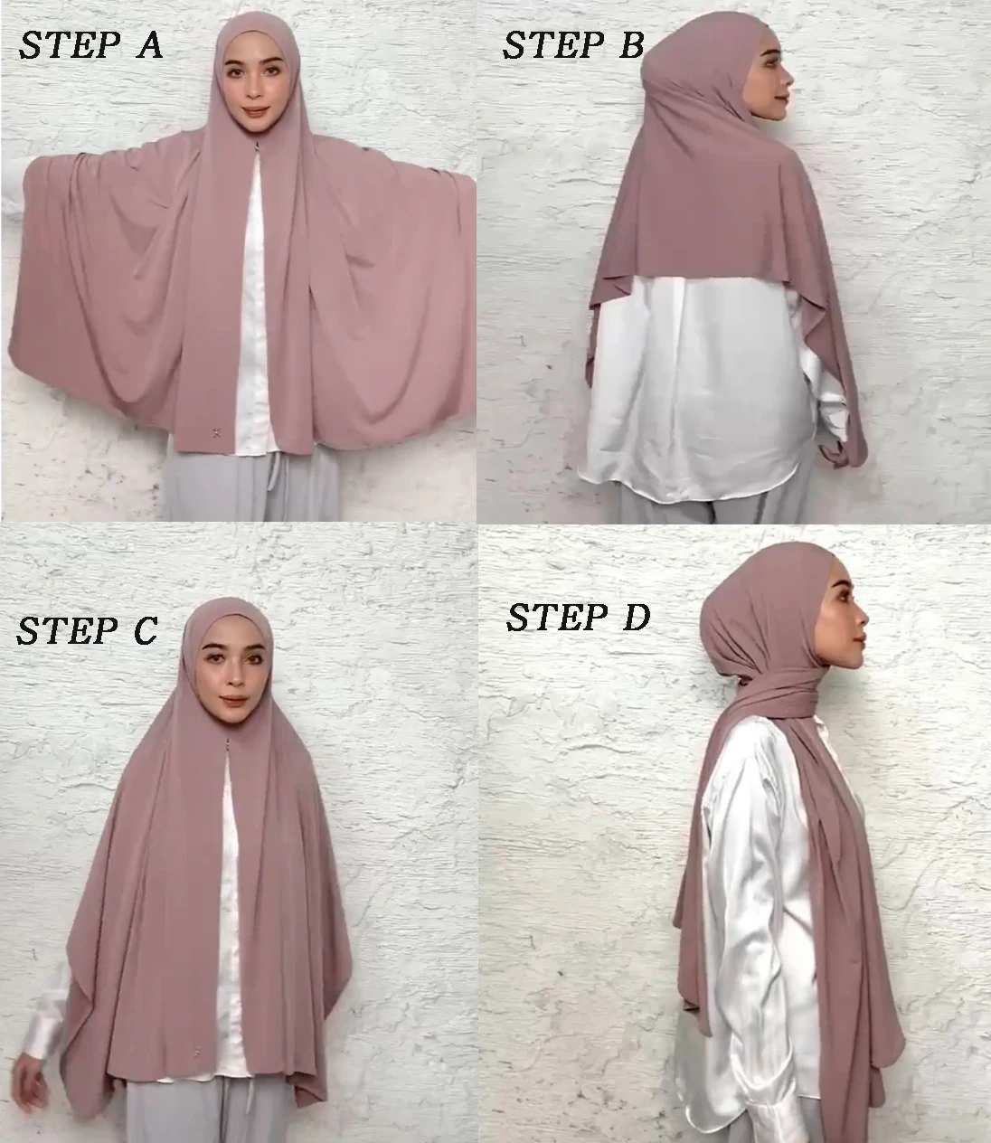 

68.9"X29.52" Stretchable Pashmina Hijab Ironless Instant Jersey Tudung Muslim Women Headwrap Rectangular Plain Islam Turban