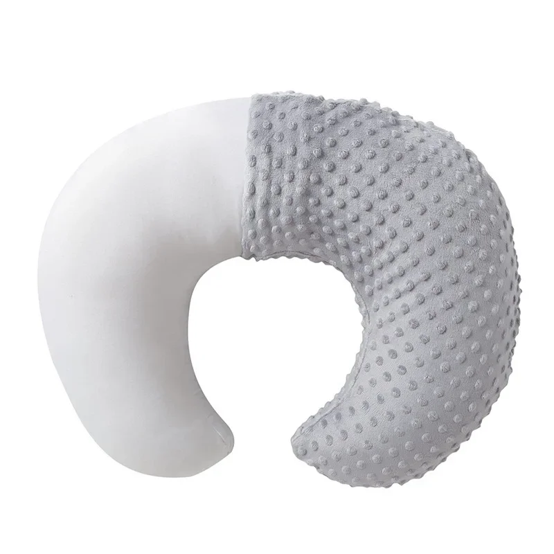 Newborn Feeding Pillow Four Seasons Universal Soft Comfortable Waist Support Backing Cushion Pad with Dotted Baby Nursing Pillow