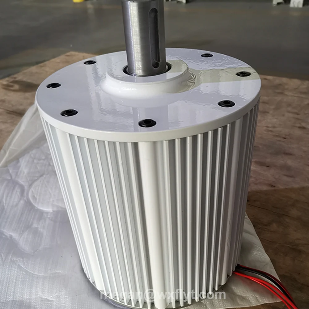 30KW 300rpm Permanent Magnet Generator 48V 96V 110V 220V 380V AC Alternators for Wind Turbine Water Turbine with Motor