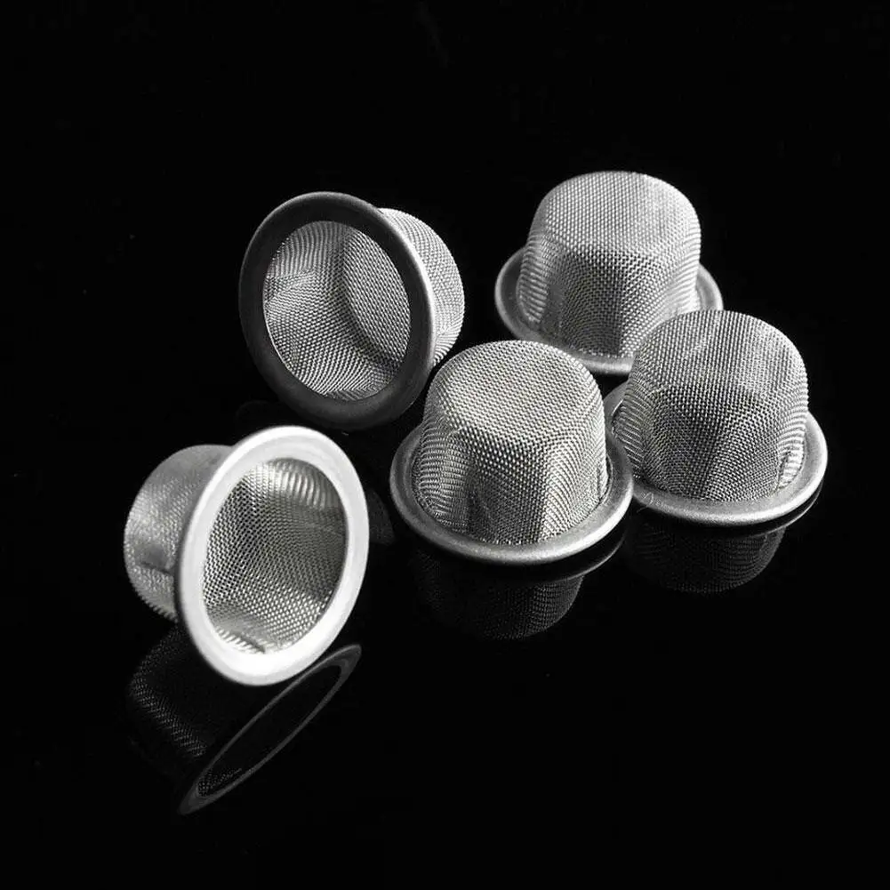 Hot Sale 10Pcs 12mm Tobacco Smoking Pipe Stainless Steel Dome Filter Screen Mesh Tobacco Pipes Accessories Strainer Merchandises