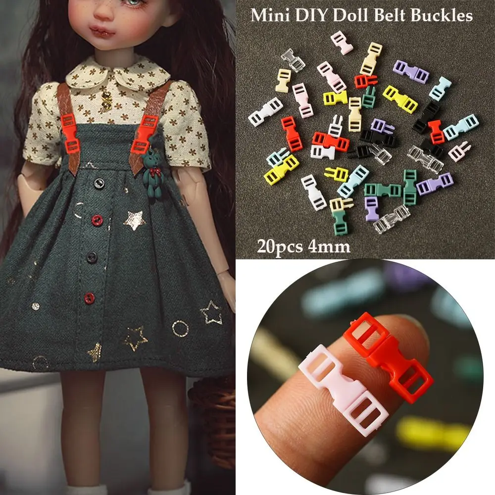 Plastic Mini Buckles for DIY Doll Bags and Handmade Sewing