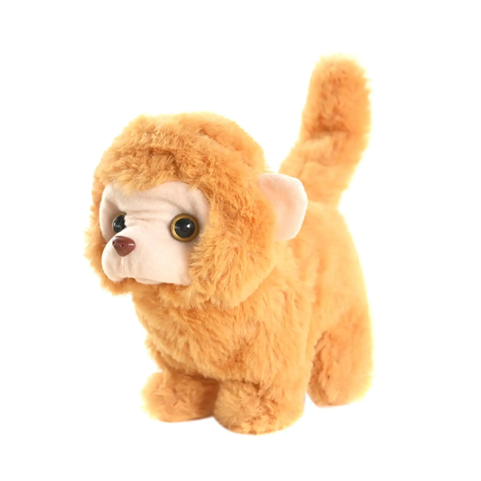 Plush Monkey Baby Toy Walking Monkey Doll Stuffed Animal Cute Educational Interactive Monkey Toy for Girls and Boys Festivals