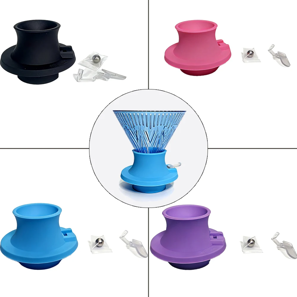 Coffee accessories for V-shaped filter cup V01andV02 silicone material Hand-Brewed Coffee Drip Filter witch Complete Set tools