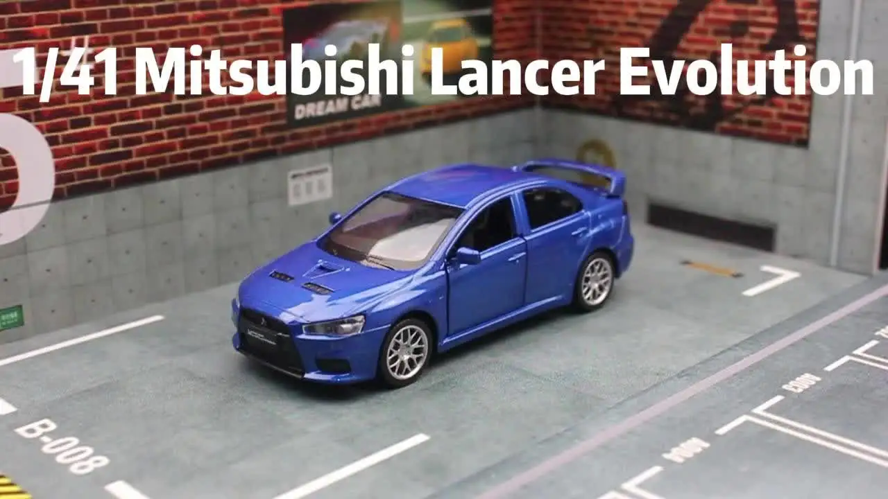 1/41 三菱ランサーエボリューション EVO X おもちゃの車のモデル子供の