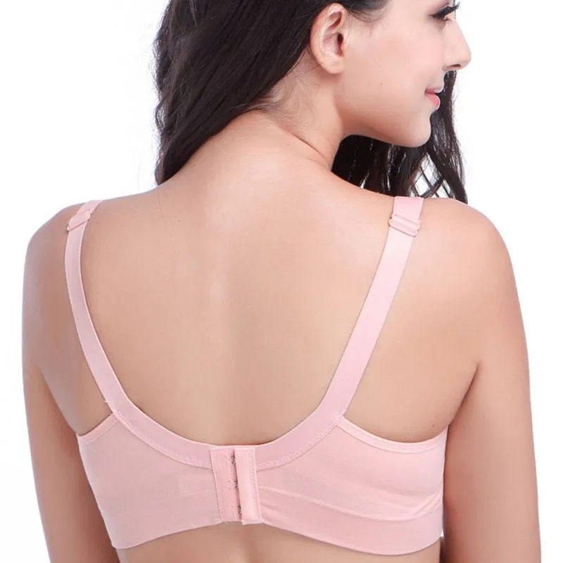 Front Open Nursing Bra Maternity Bra Without Bones Breastfeeding Nursing Bras Cotton Seamless Pregnant Bras Maternity Clothings 6